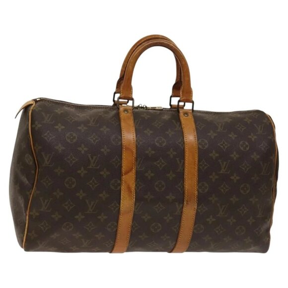LOUIS VUITTON Monogram Keepall 45 Boston Bag M41428 LV Auth 139879 - Picture 1 of 16